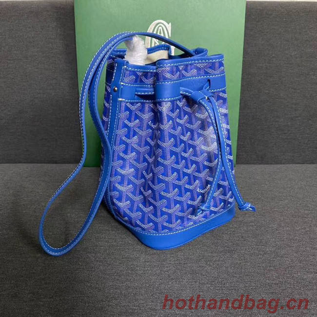 Goyard petit flot drawstring Bag G6959 blue