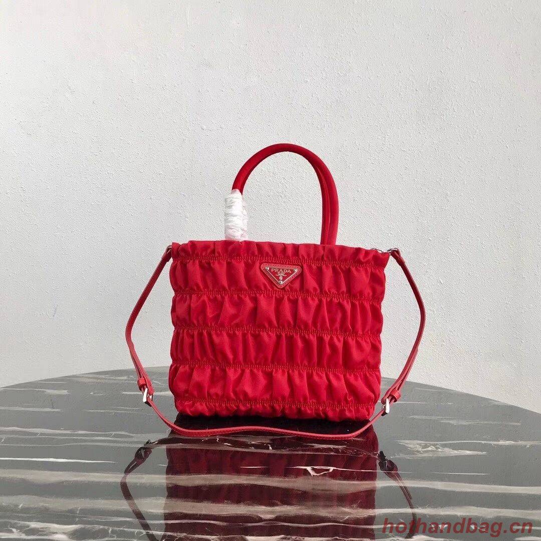 Prada Re-Edition nylon Tote bag 1BG321 red