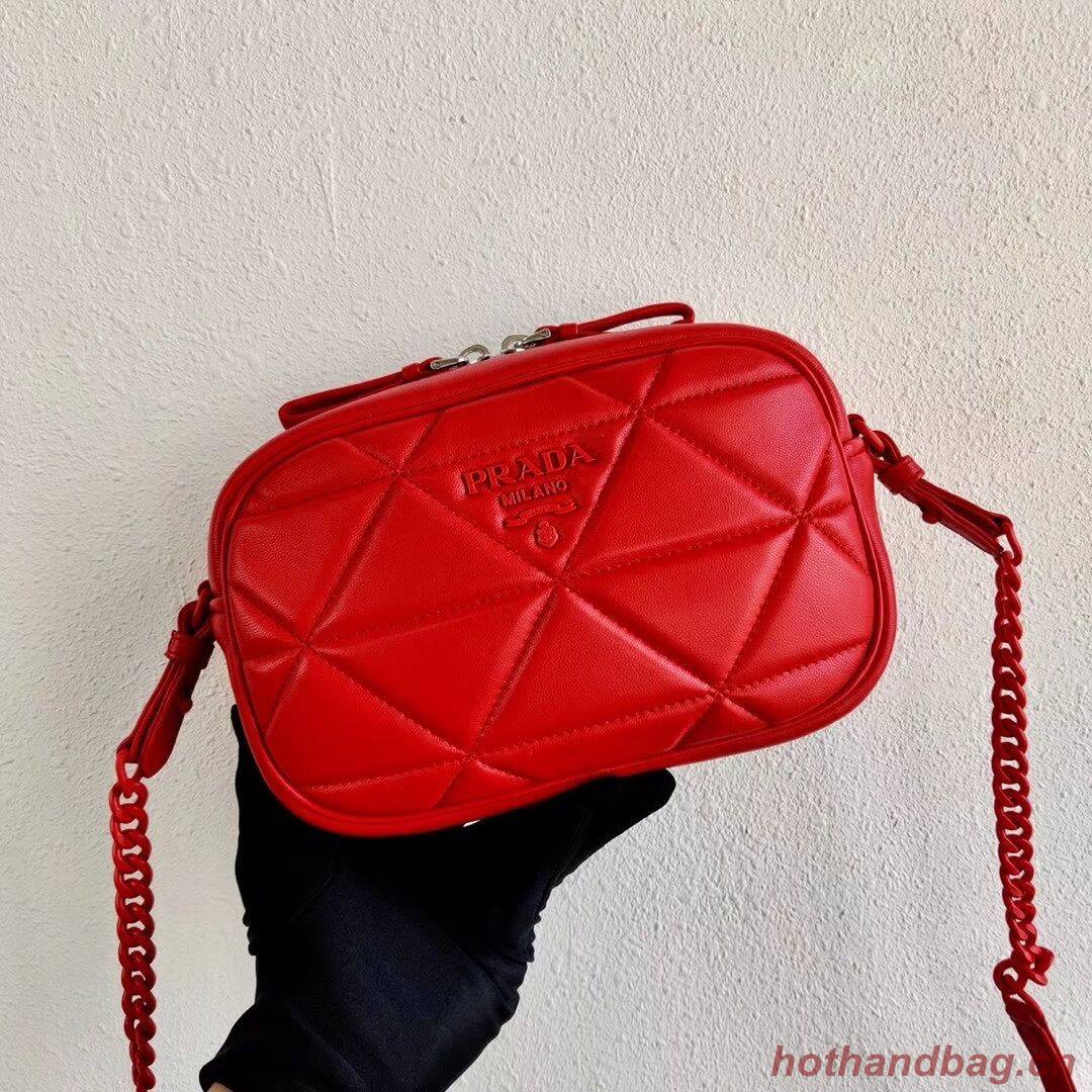 Prada Spectrum shoulder bag 1BH141 red Prada Spectrum shoulder bag 1BH141 red