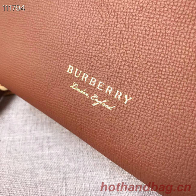 BurBerry Leather Tote Bag 7461 brown