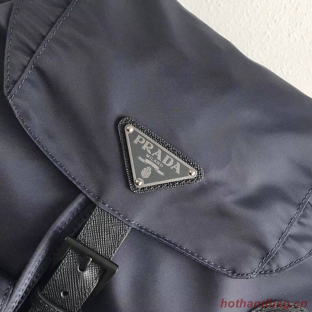 Prada Re-Nylon backpack 1BZ811 black&grey