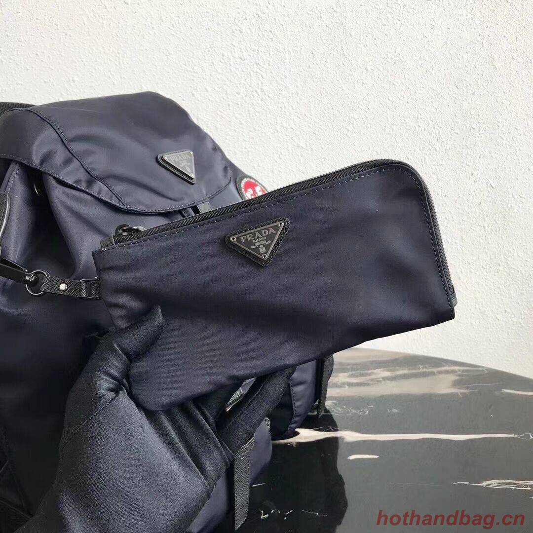 Prada Re-Nylon backpack 1BZ811 black&red