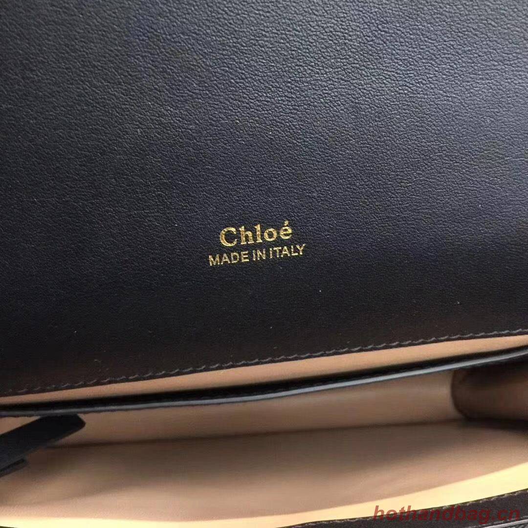 Chloe Original Crocodile skin Leather Bag 3S068 Black