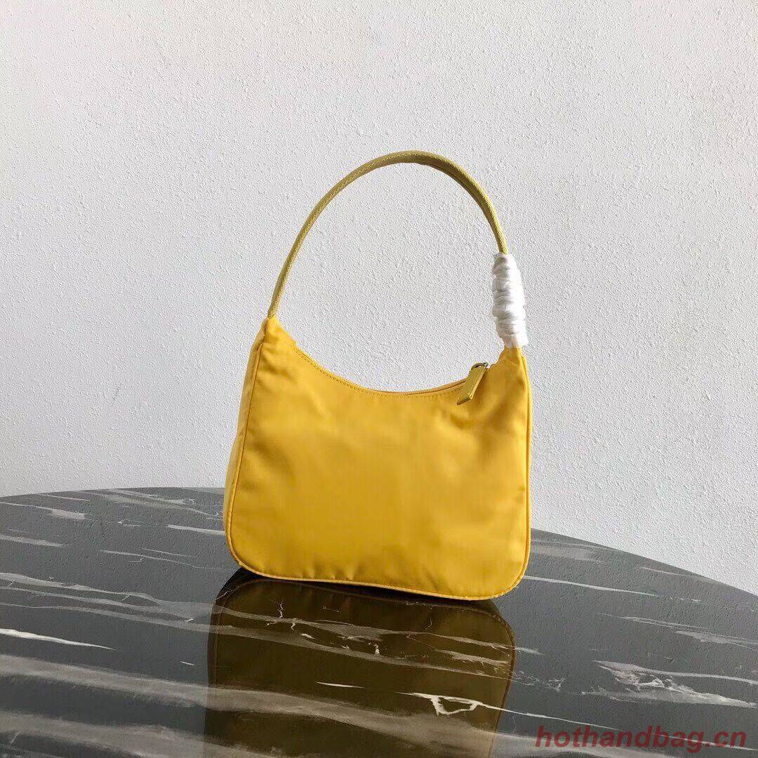 Prada Re-Edition nylon Tote bag MV519 yellow