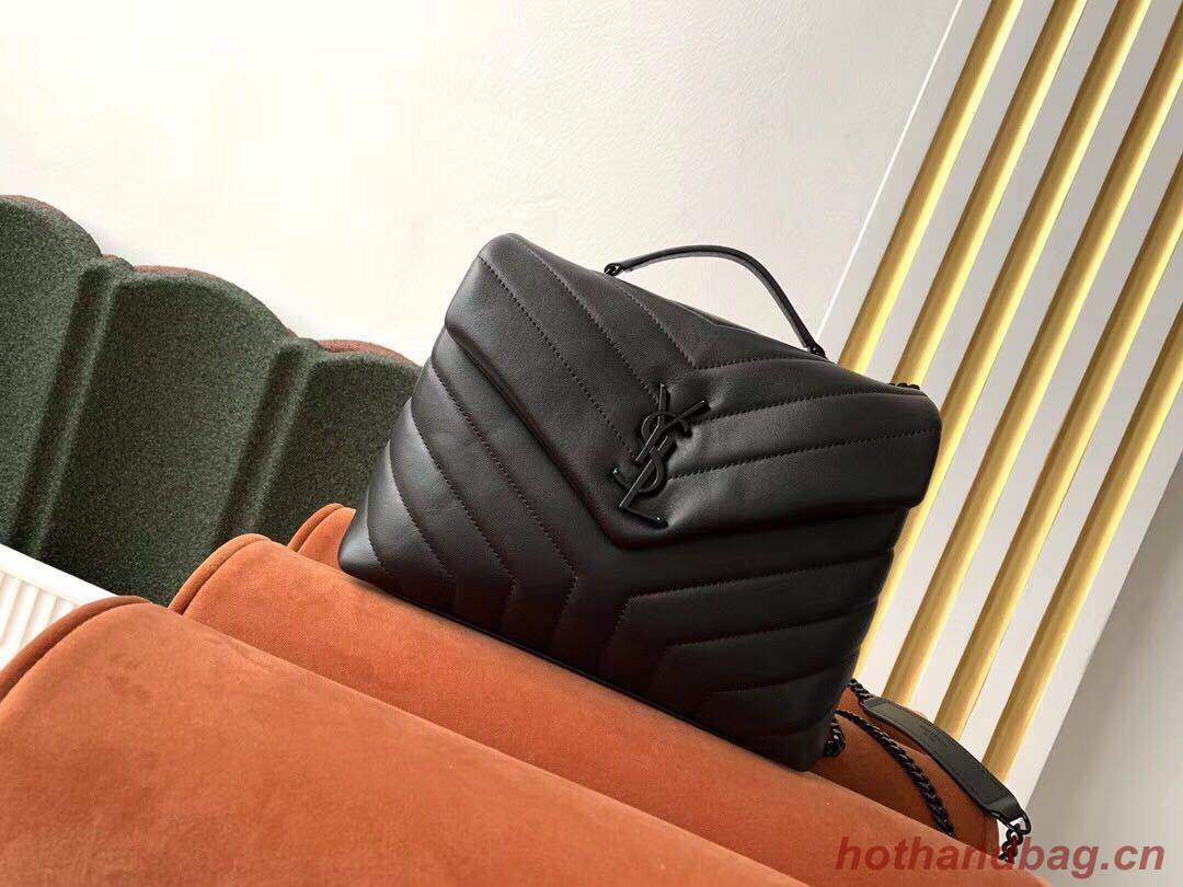 Yves Saint Laurent Calfskin Leather Tote Bag Black 464699 Black hardware Yves Saint Laurent Calfskin Leather Tote Bag Black 464699 Black hardware