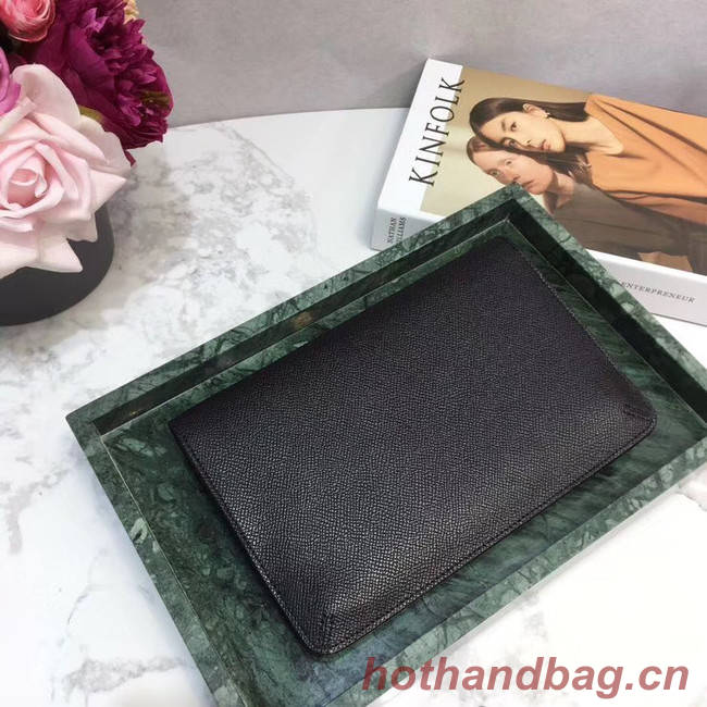 VALENTINO Origianl leather 065 Clutch bag black