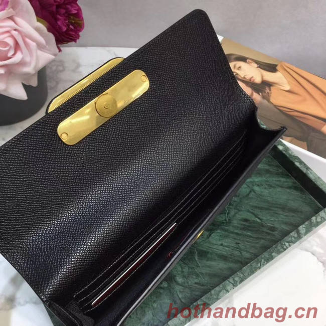 VALENTINO Origianl leather 065 Clutch bag black