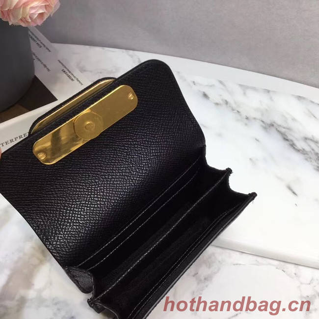 VALENTINO Origianl leather Card Holder 062 black