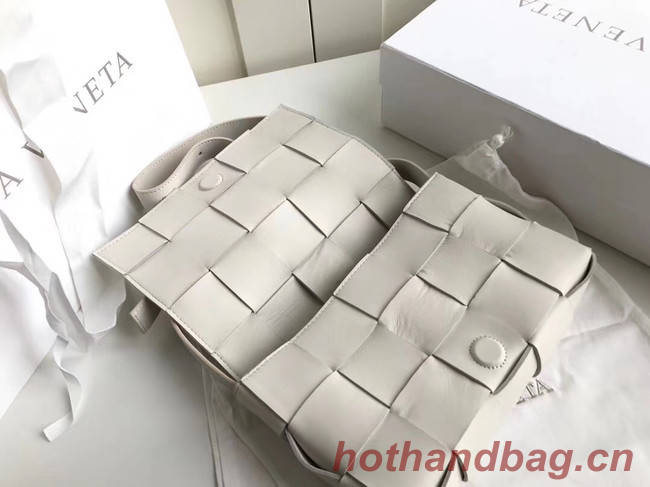 Bottega Veneta Sheepskin Weaving Original Leather 578004 Off White