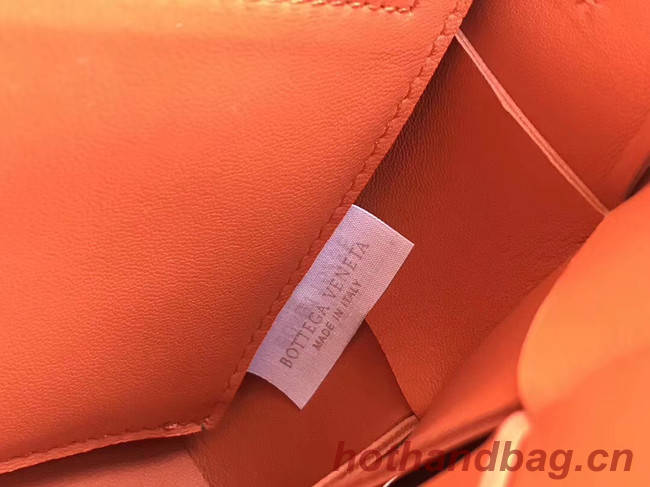 Bottega Veneta Sheepskin Weaving Original Leather 578004 orange