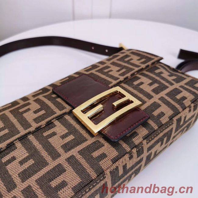 FENDI BAGUETTE fabric bag 8BR011 Coffee