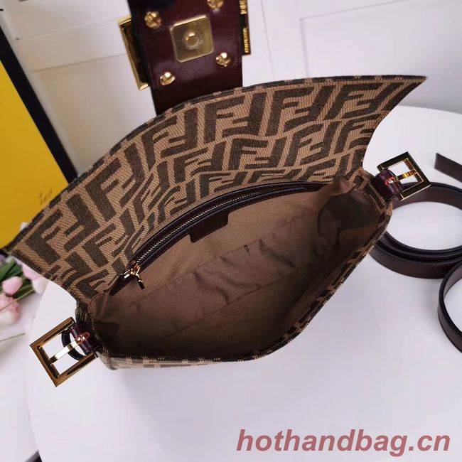 FENDI BAGUETTE fabric bag 8BR011 Coffee