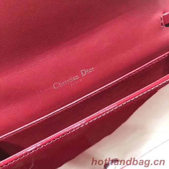LADY DIOR CALFSKIN WALLET C9025A Burgundy
