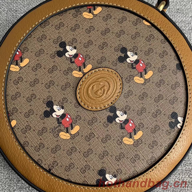 Gucci Disney x Mickey Mouse Small Shoulder Bag 603938 Brown