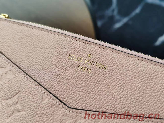 Louis Vuitton Original Monogram Empreinte Clutch bag MELANIE M68705 pink