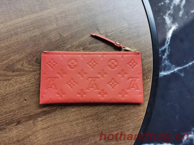 Louis Vuitton Original Monogram Empreinte Wallet M68712 red
