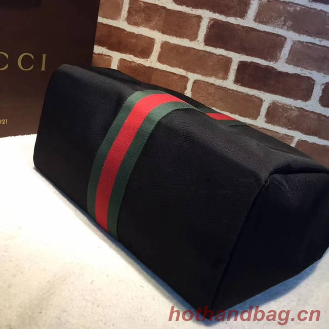 Gucci GG Supreme canvas top handle bag 337069 black
