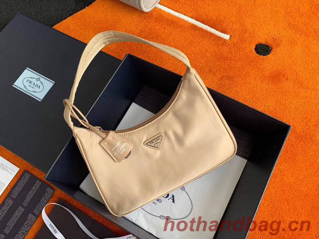 Prada Re-Edition 2000 nylon mini-bag 1NE515 apricot