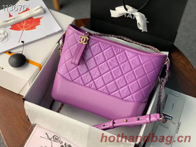Chanel gabrielle hobo bag A93824 Lavender