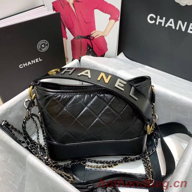 Chanel gabrielle small hobo bag AS0865 black
