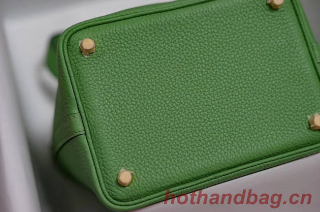 Hermes Picotin Lock PM Bags Togo Leather H5599 green