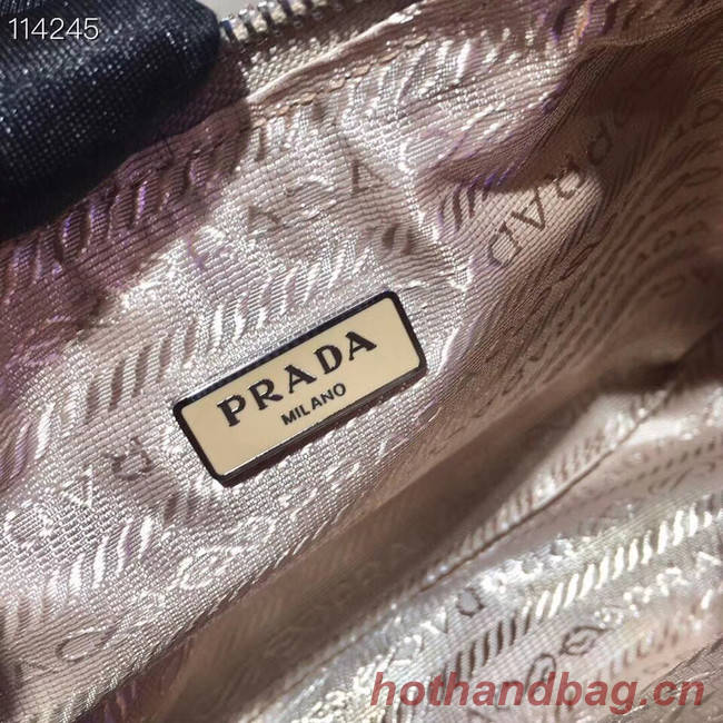 Prada Nylon and Saffiano leather mini bag 1NE204 apricot