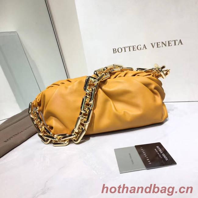 Bottega Veneta Nappa lambskin soft Shoulder Bag 620230 yellow