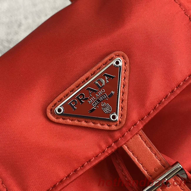 Prada Nylon mini backpack 1BH029 red