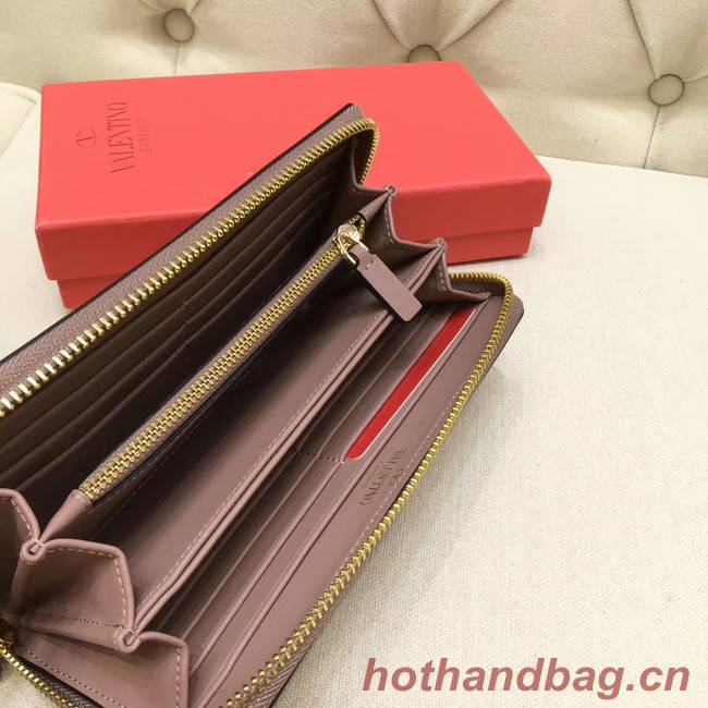 VALENTINO Origianl leather Zipped Wallet VG0088 pink