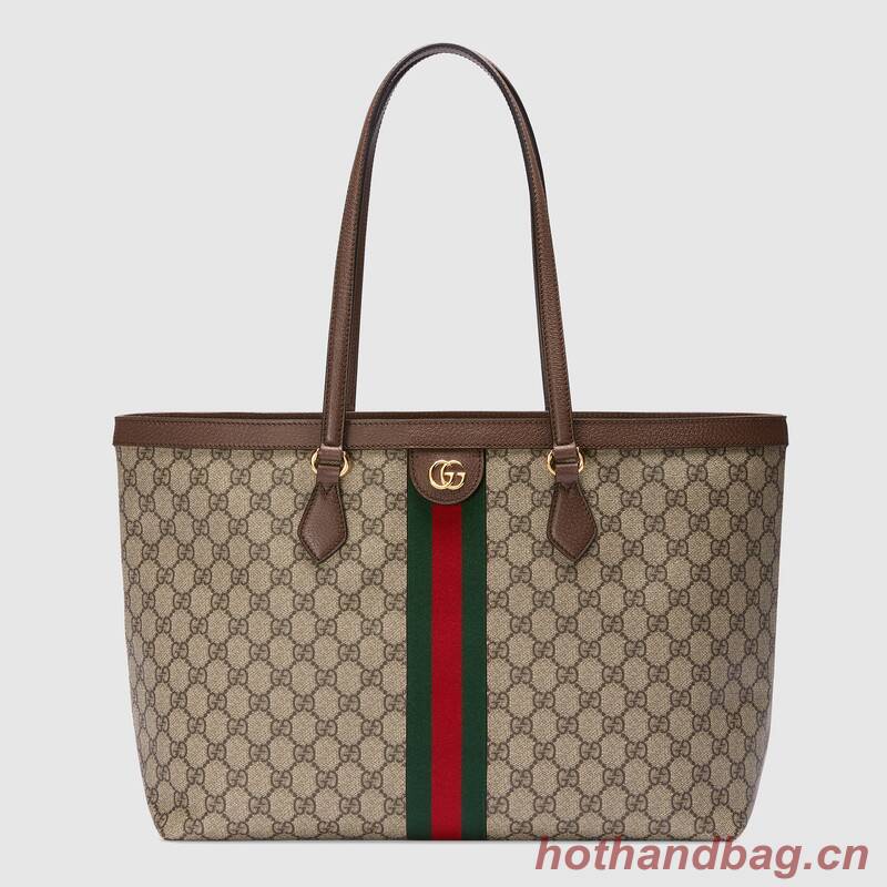 Gucci Ophidia series medium GG Tote Bag 631685 brown