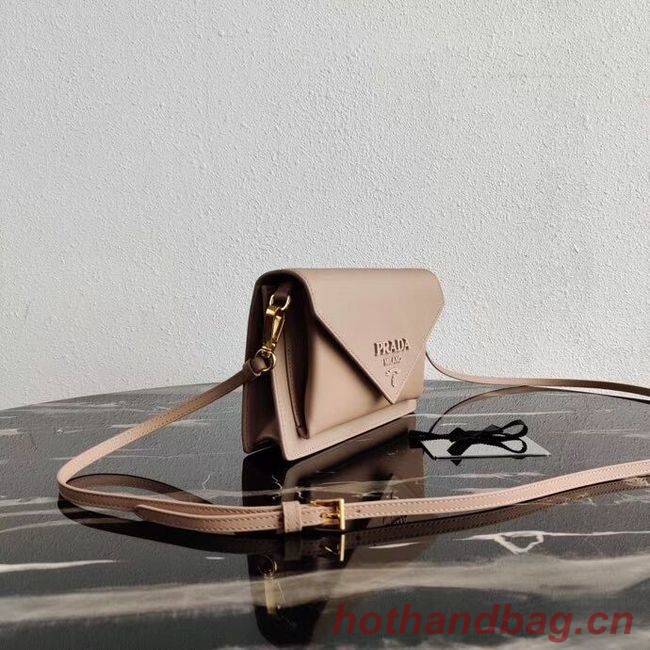 Prada Saffiano leather mini-bag 1BP020 apricot