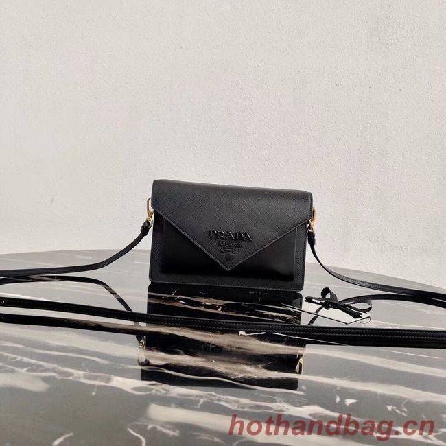 Prada Saffiano leather mini-bag 1BP020 black