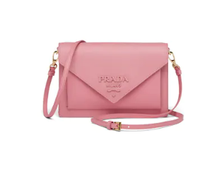 Prada Saffiano leather mini-bag 1BP020 pink
