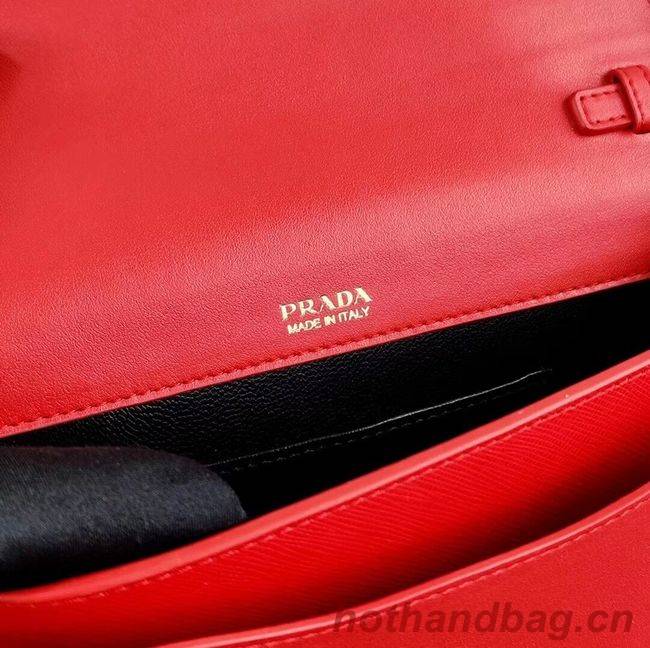 Prada Saffiano leather mini-bag 1BP020 red