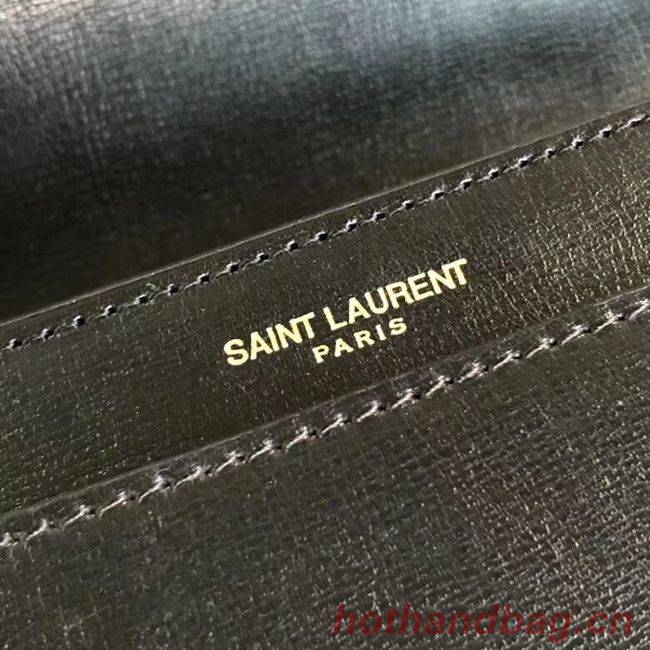 Yves Saint Laurent Calfskin Leather Shoulder Bag Y542206B black Yves Saint Laurent Calfskin Leather Shoulder Bag Y542206B black