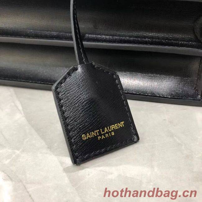 Yves Saint Laurent Calfskin Leather Shoulder Bag Y542206B black Yves Saint Laurent Calfskin Leather Shoulder Bag Y542206B black