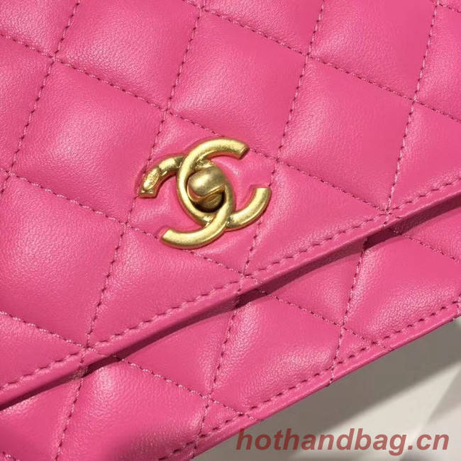 Chanel Original Small classic Sheepskin flap bag AS33814 rose