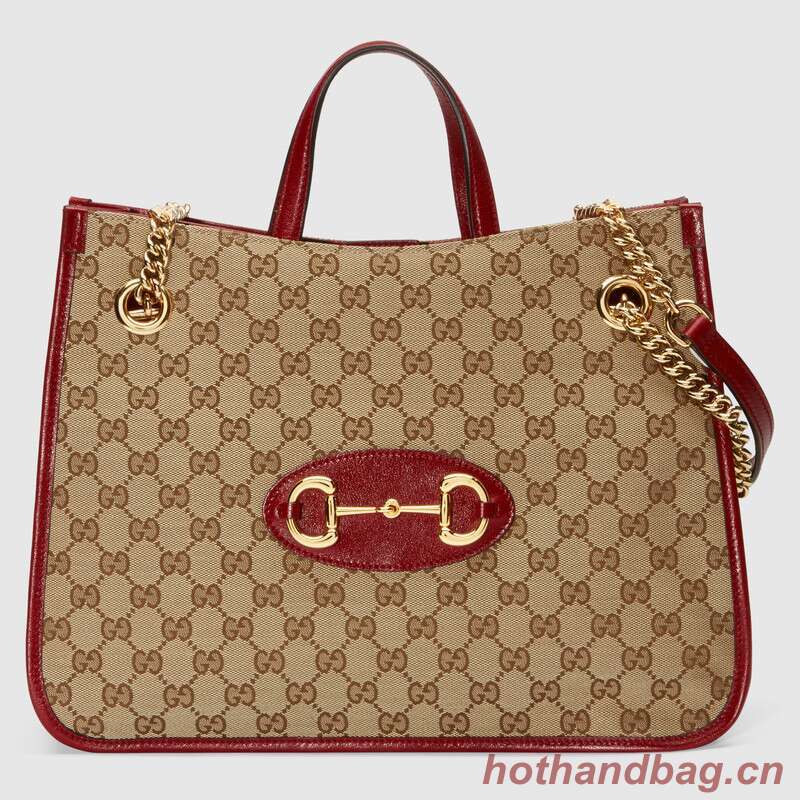 Gucci 1955 Horsebit tote bag 621144 red
