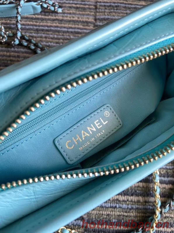 Chanel gabrielle small hobo bag S0865 sky blue