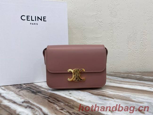 Celine MINI CLASSIC BAG IN BOX CALFSKIN CL01503 pink