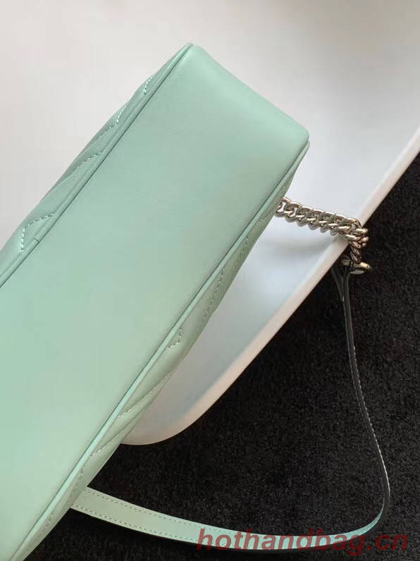 Gucci GG Marmont Matelasse Shoulder Bag 447632 Pastel green