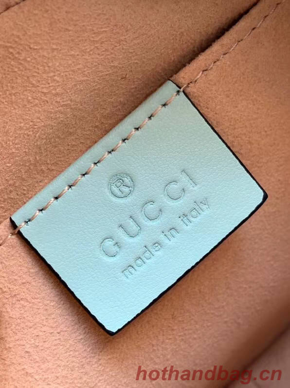 Gucci GG Marmont Matelasse samll Shoulder Bag 447632 Pastel green