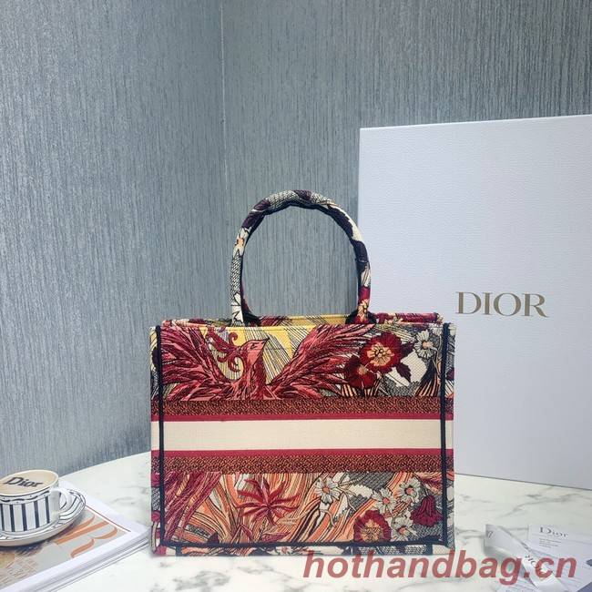 SMALL DIOR BOOK TOTE Embroidered M1296-2