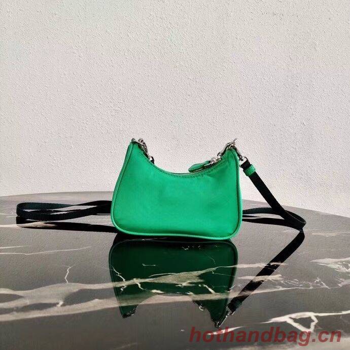 Prada Re-Edition nylon mini shoulder bag 1TT122 green