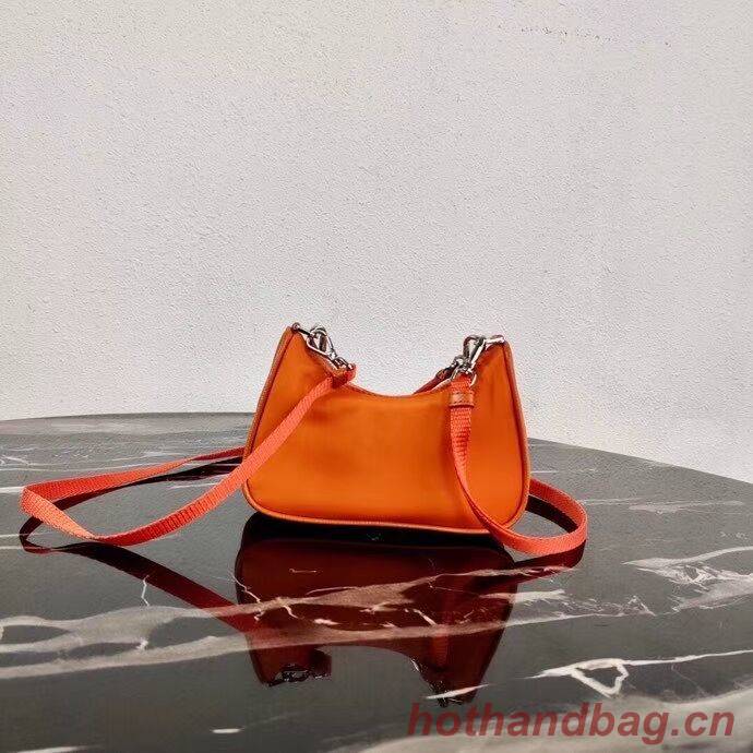 Prada Re-Edition nylon mini shoulder bag 1TT122 orange