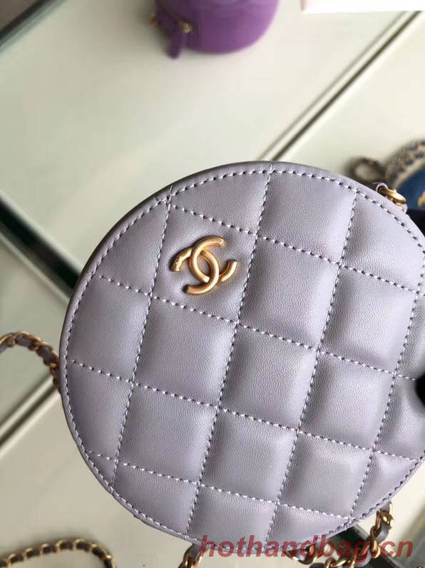 Chanel Original mini Sheepskin bag AS1449 grey