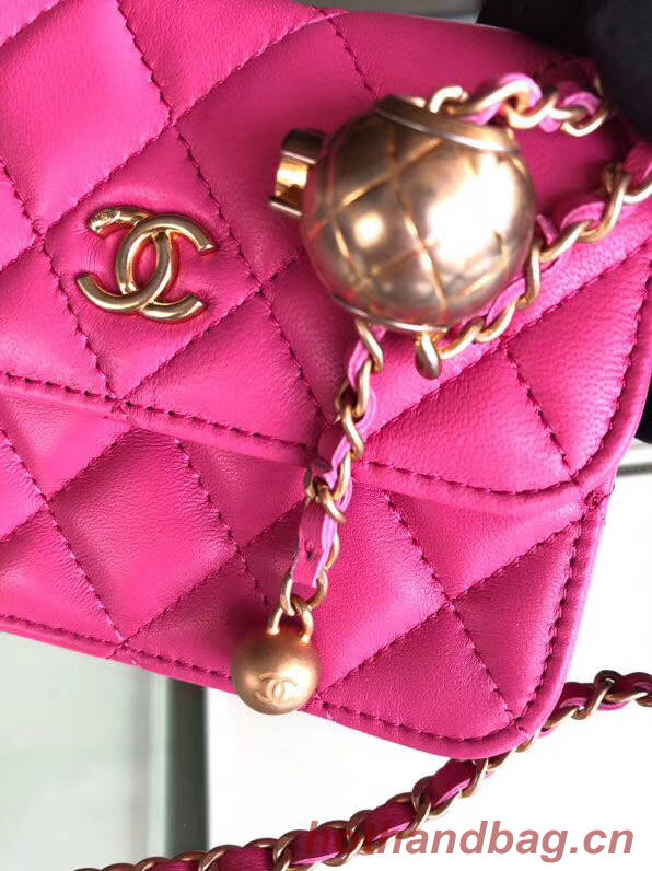Chanel Original Small classic Sheepskin Shoulder Bag AP0146 rose