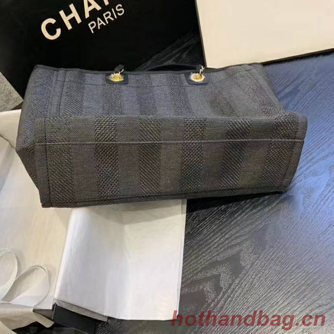 Chanel Large Shoulder Bag A67001 black