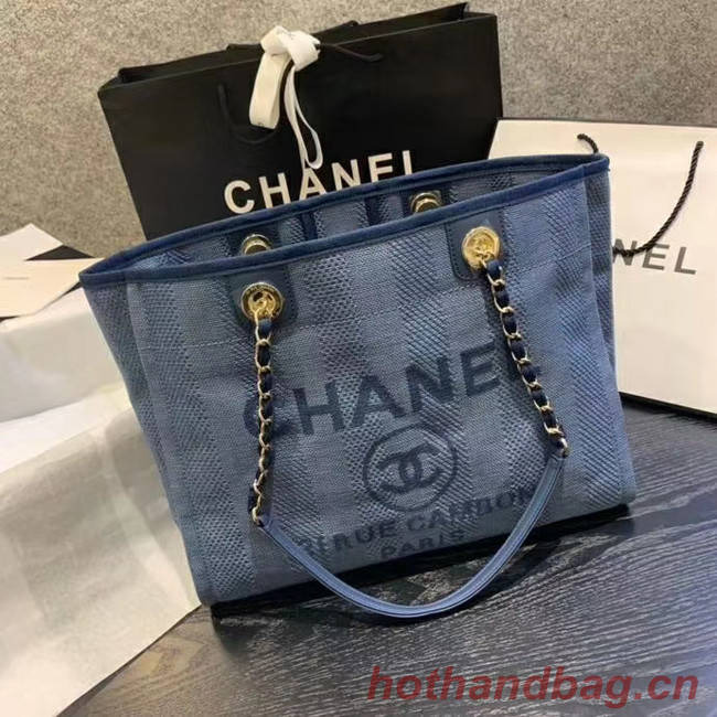 Chanel Large Shoulder Bag A67001 blue