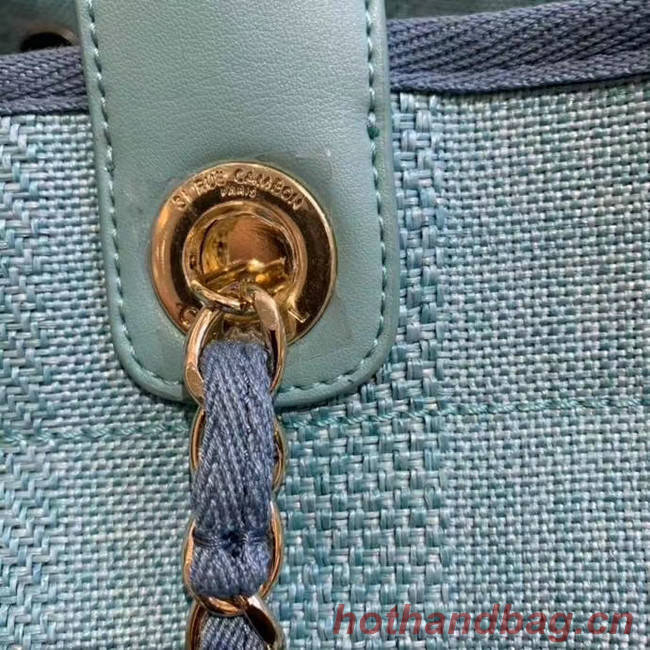 Chanel Shopping bag A66941 sky blue